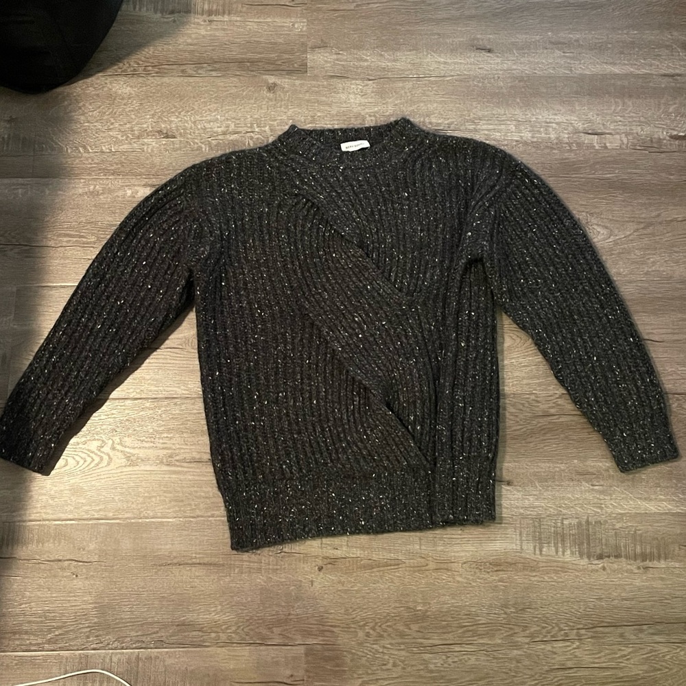 Beau Souci heather grey sweater size XS/S
